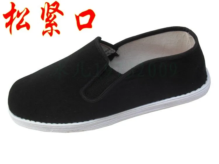 Унисекс для китайского кунг-фу обувь высококачественные, традиционные хлопчатобумажной ткани Туфли без каблуков Тай Чи Wing Chun удобная и дышащая