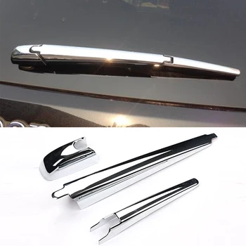 

ABS For Jeep Grand Cherokee 2011-2014 Exterior Car Rear Tail Windscreen Wiper Rain Washer Trunk Blades Styling Cover Trim 3Pcs