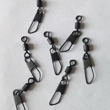 100 x Rolling поворотный с безопасной защелкой-подходит безопасная Клипса-Карповые стержни торцевые Снасти Для Рыбалка на Карпов