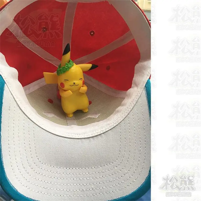 Крутая Кепка От Солнца в стиле Pokemon Ash Ketchum, унисекс, регулируемая бейсболка для косплея
