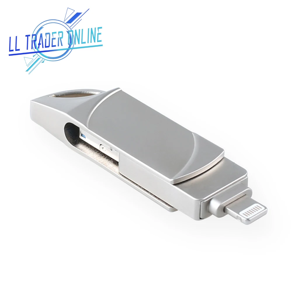 

LL TRADER USB 64GB USB Pendrive OTG USB Flash Phone Memory For iPhone iPad Android 128GB Flash Drive Mini cle USB Stick Disk