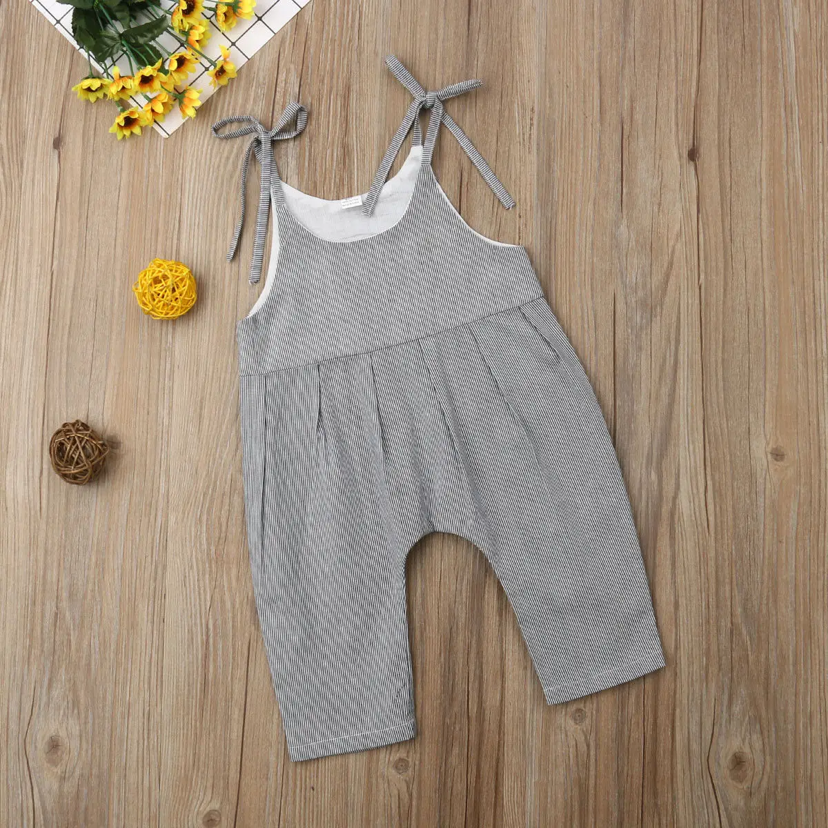 الصيف ضمادة شريط القطن رومبير بذلة أكمام الزي Sunsuit