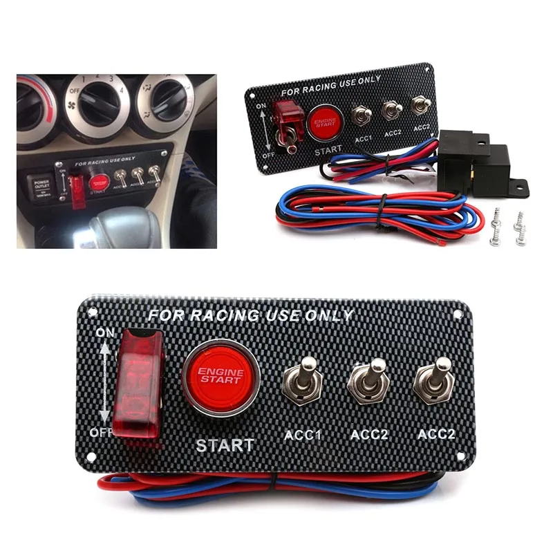 Car Combination Switch 12V Panel Professional Power Off Refit For