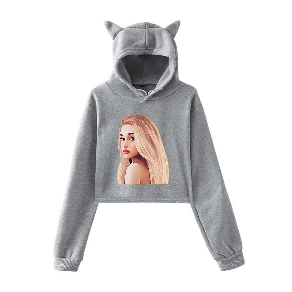 Ariana Grande Thank you next Cat Ear Sweatshirt HighStreet Women Hoodies Casual Fashion Print Outwear Cat ears Sweatshirt Ariana Grande Thank you next Cat Ear Sweatshirt HighStreet Women Hoodies Casual Fashion Print Outwear Cat ears Sweatshirt