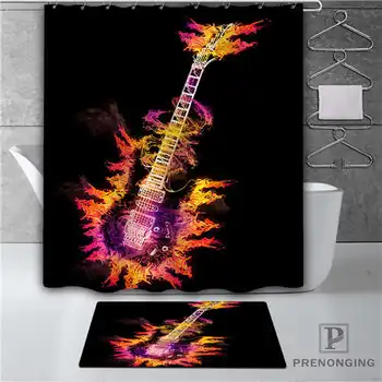 

Custom electric_guitar (1) Waterproof Shower Curtain Doormat Home Bath Bathroom Polyester Fabric Multi Sizes#18-10-18-(2)-9