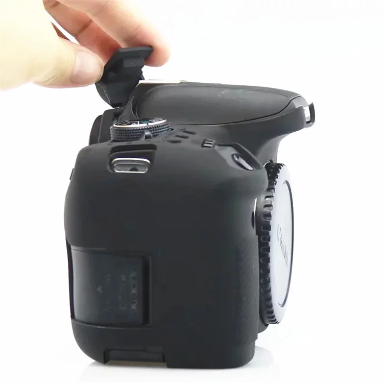 5D2 7D Регулируемый непрерывный фокус Лен зубчатое кольцо Ремень DSLR видеокамера/EOS 750D силиконовая SLR 750D камера сумка чехол Чехол для телефона защита