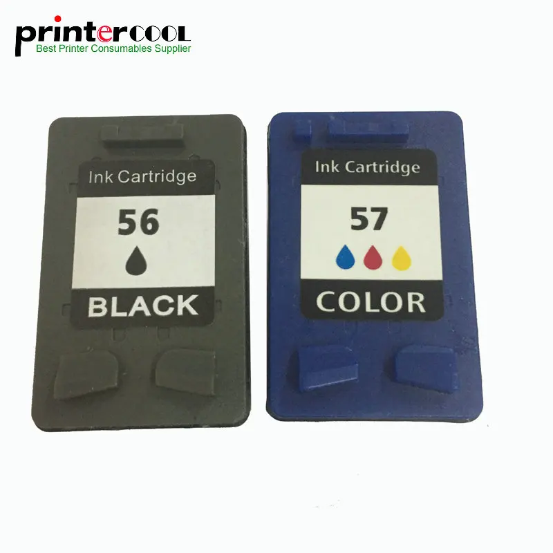 

einkshop 56 57 Refilled Ink Cartridge Replacement for HP 56 57 Deskjet 450CI 5550 5552 7150 7350 7000 2100 220 Printer