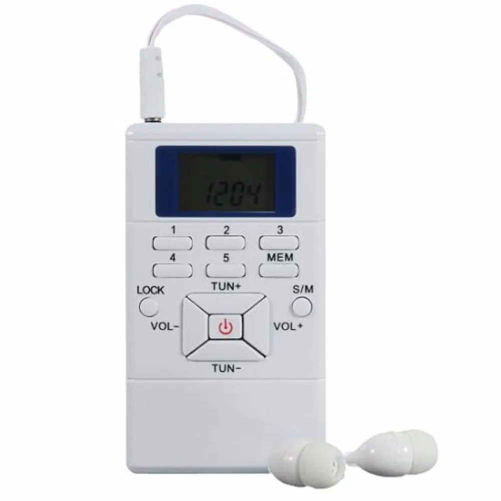 New Portable Mini Frequency Modulation Digital LED Display FM Radio