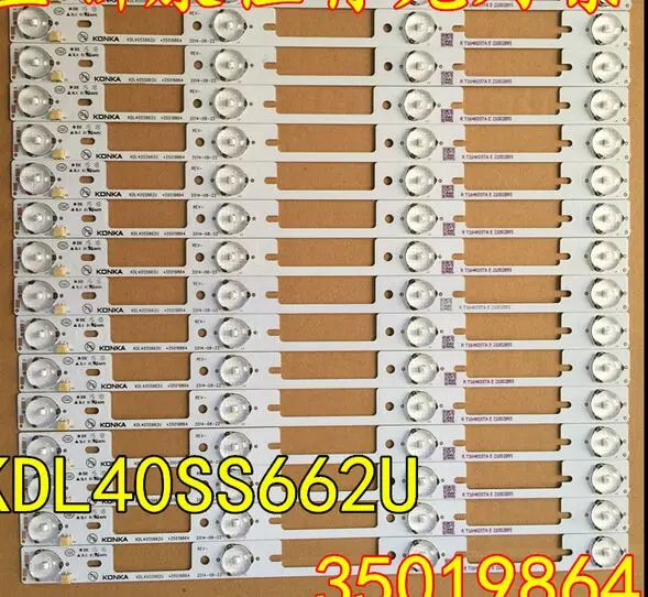 

10 Pieces/lot original new LED strip for KONKA KDL40SS662U 35019864 4 LEDs 327mm