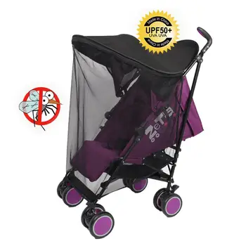 

Baby Stroller Sunshade UV Protection Universal Mosquito Net Umbrella Stroller Sunshade Cover Efficient Sunshade Effect Baby Care