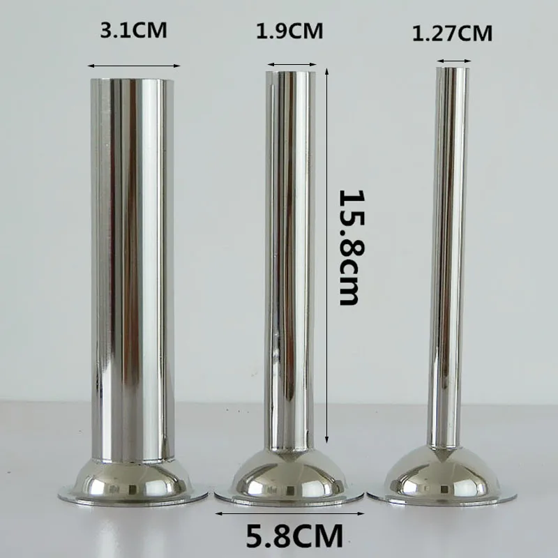 

3pcs Sausage Funnel Set Food Accessories Kitchen Dining Kit Stainless Steel Home Filling Tubes Nozzles Durable