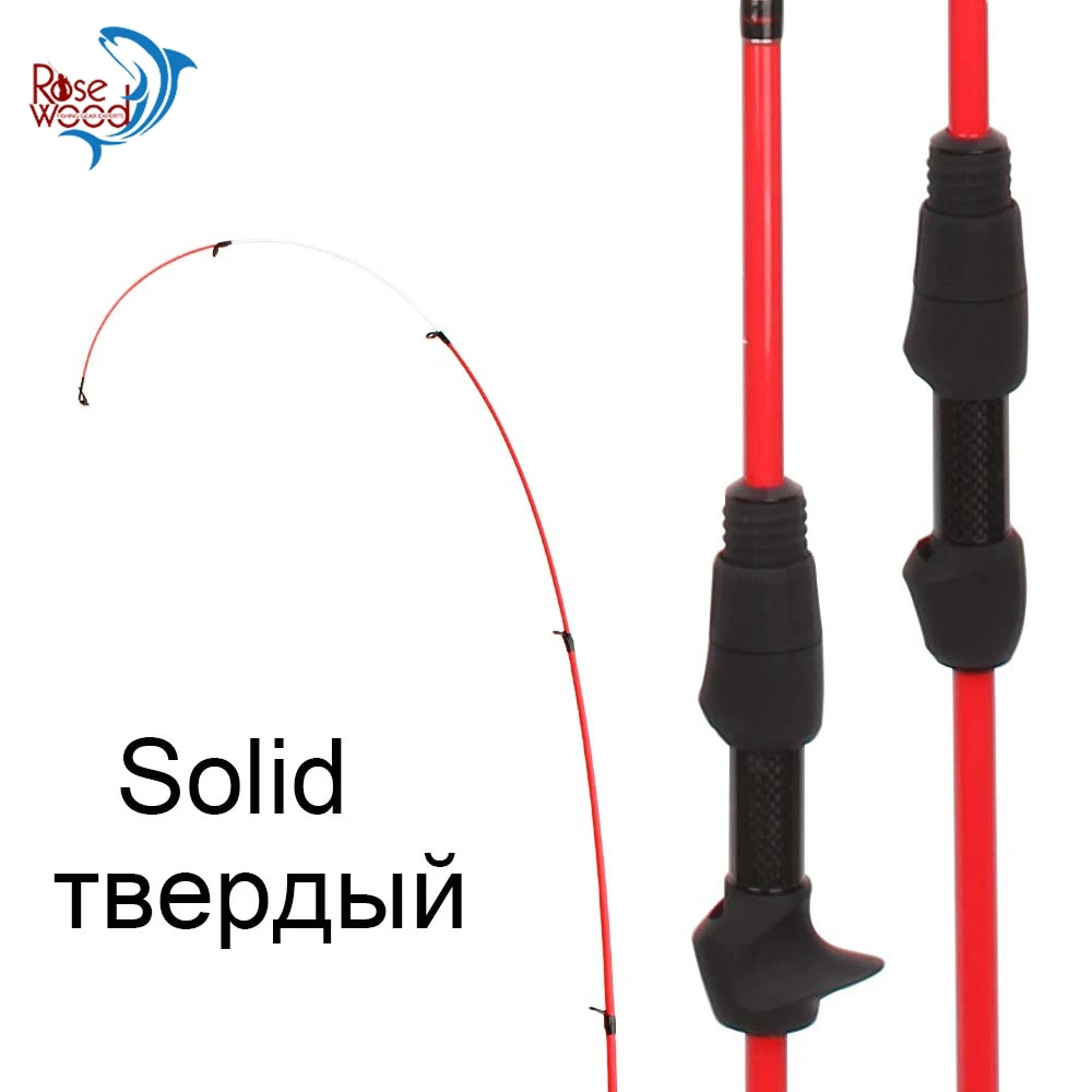 

1.98m New Solo Pro 30T Carbon Fiber Fishing Rods Spinning Casting Lure Rod 2 Section 3-22g Lure Weight, Fast Solid Carbon Tip