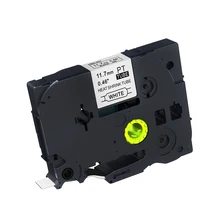 1 шт. лента для этикеток Brother черная на белом 11,7 мм HS2-231 HSe231 лента для принтера совместима с принтером Brother HSe термоусадочные этикетки