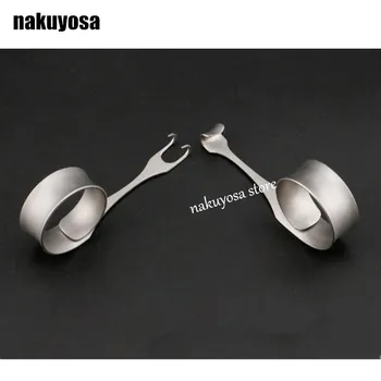 

2 Pieces/Lot 2 Types The optimum uncoated cosmetic surgery blepharoplasty stainless steel eyelid retractors