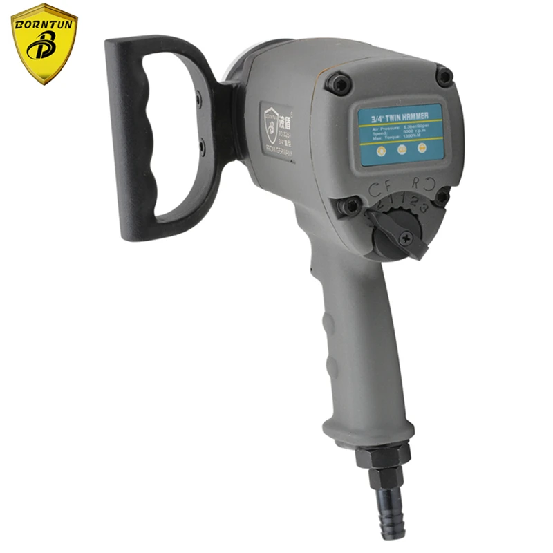 

Borntun 3/4" Double-hammer Pneumatic Air Impact Wrench Industrial 2-hammer 19mm Cars Repairings Maintenance Tyre Pneumatic Tools