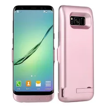 Runboss для samsung S8 Мощность чехол с USB внешний Батарея Зарядное устройство чехол для S8