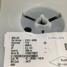 1000 шт. высокомощный светодиодный 2 Вт 2121 6 в холодный белый 160-180LM 2121C-W3M5 ТВ Приложение AOT светодиодная подсветка