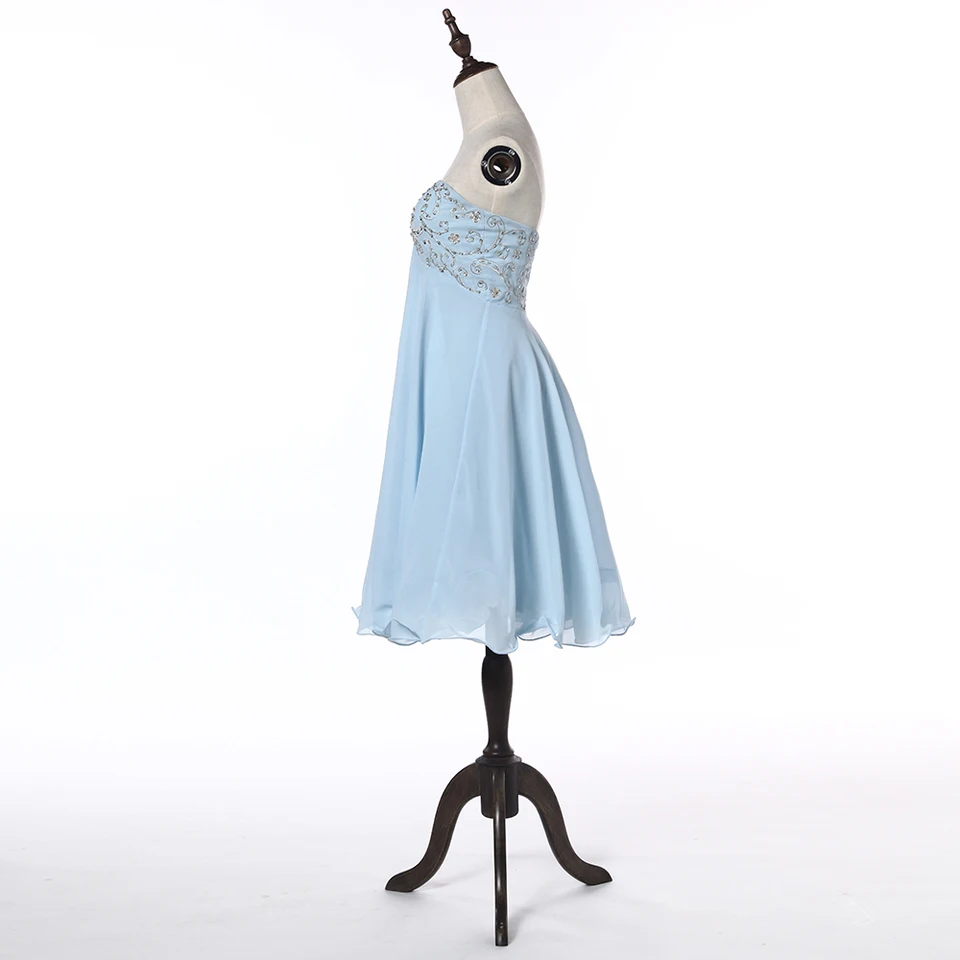 sky blue vintage dress