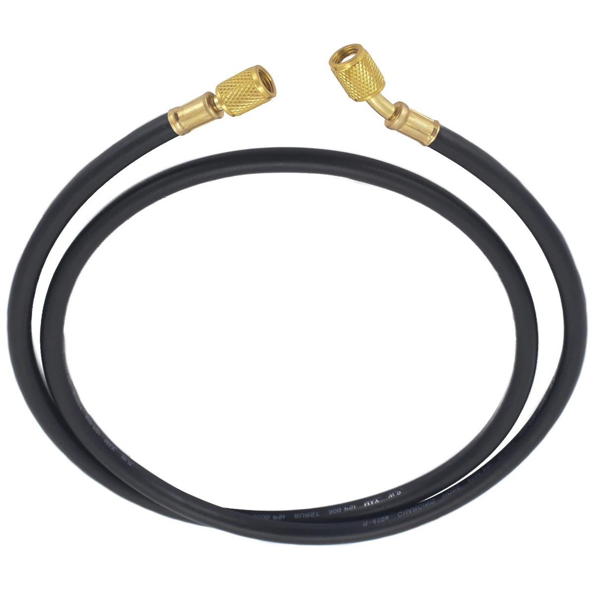 Practical AC Refrigeration Charging Hoses R22 R134a R12 R502 150cm HVAC 1/4" SAE Hose Fittings 800PSI For Air Conditioner Mayitr