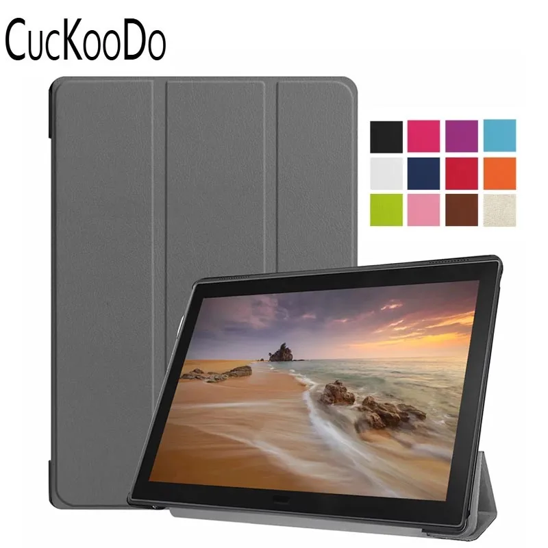 

Ultra Slim Tri-fold PU Leather Smart Shell Stand Case Cover for Lenovo TAB E10 TB-X104F 10 inch 2019 Tablet