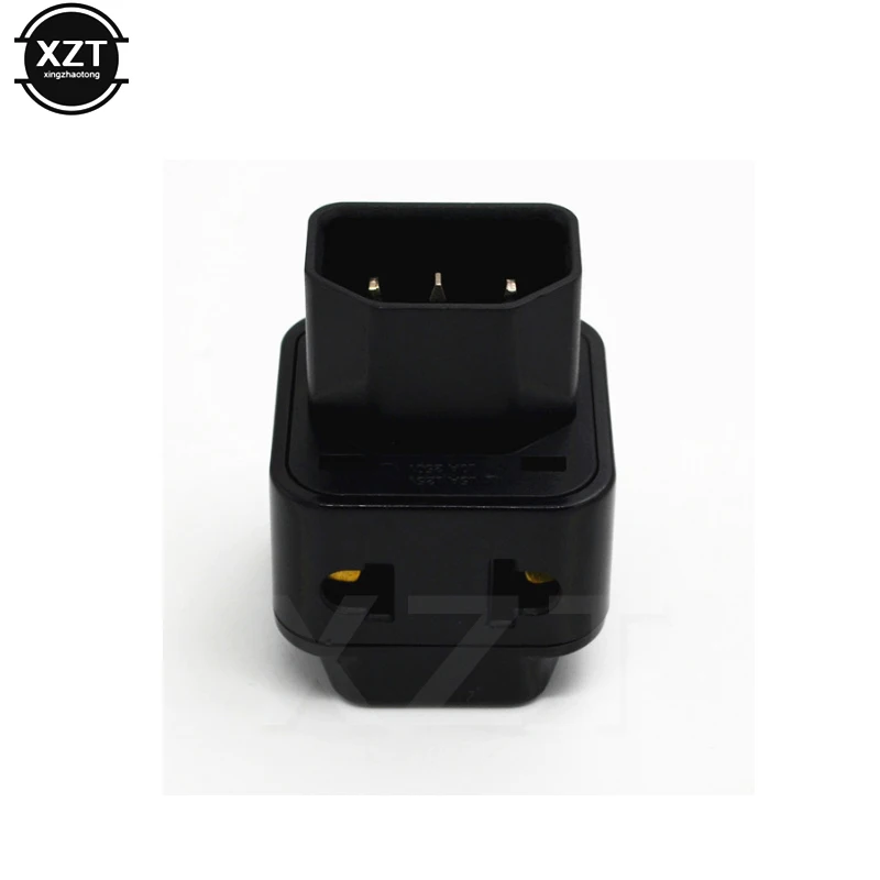 Адаптер питания 2 в 1 IEC 320 C14 Male C13 Female шт. блок PDU/UPS Универсальный переходник для