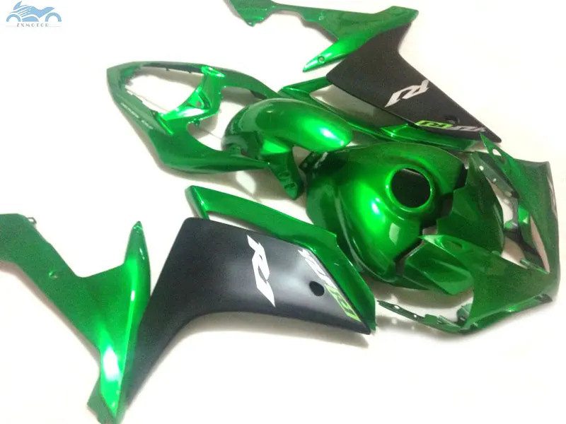Free 7gifts Injection fairing kit fit for YAMAHA 2007 2008 YZFR1 YZF R1 07 08 green black motorcycle fairings body kits YB29 | Автомобили