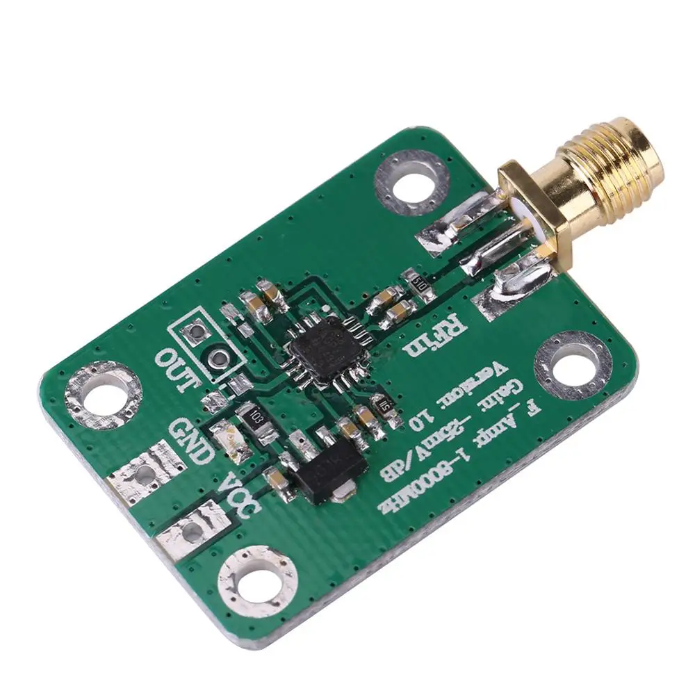 

2019 New Logarithmic Detector 1-8000MHz AD8318 RF Logarithmic Detector 70dB RSSI Measurement Power Meter Oscilloscope Parts