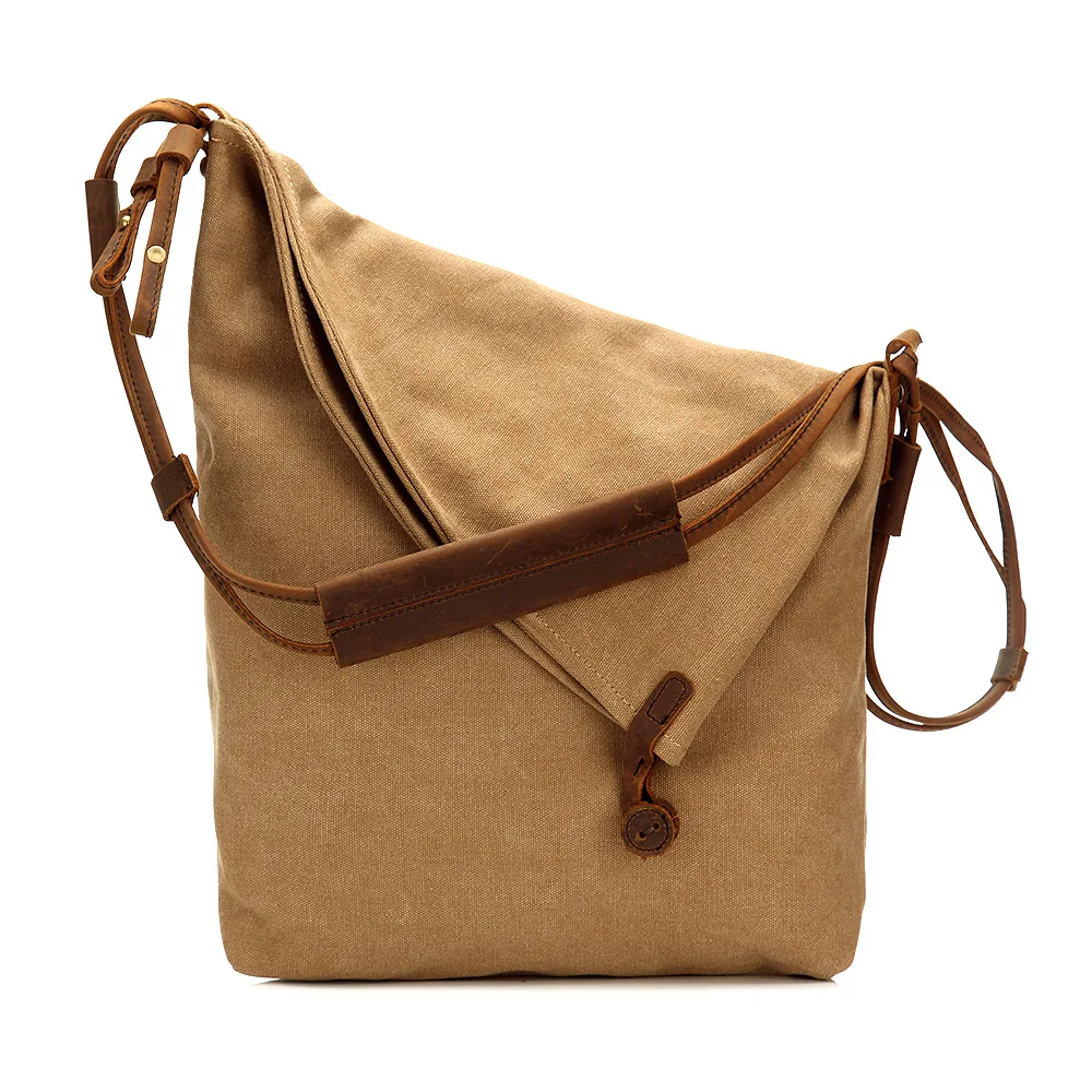 

Multi Color Canvas Crossbody Shoulder Messenger Bag Girl's Female Fashion Design Causal Sling Handbag For Women MS6631