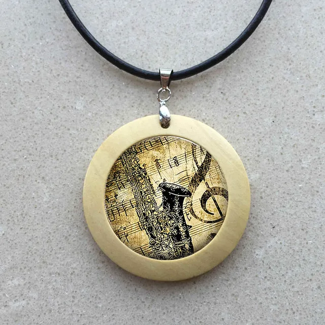 YIN YANG Music Locket Necklace Music Lovers Jewelry Musicians Gift Music Teacher Gift Music Student Gift Music Jewelry Music