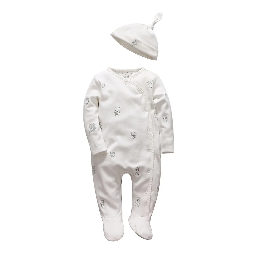 Franterd Girls Boys Deer Ear Hooded Romper Toddler Baby Autumn Winter Christmas Cartoon Jumpsuit Overall