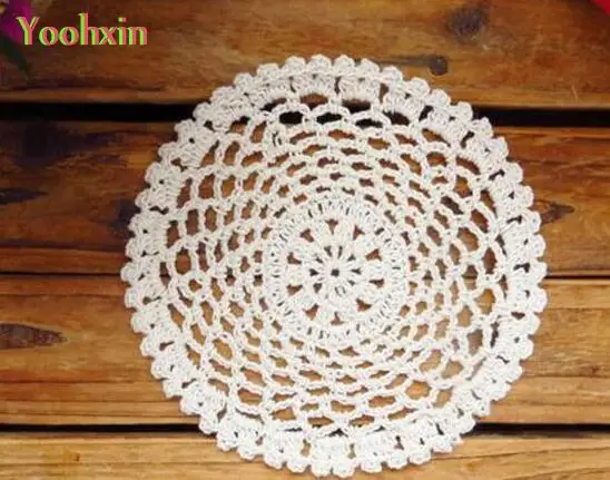 

Fashion Cotton Crochet tablecloth Table cloth towel round doilies overlay lace Placemat Table Covers for home wedding decoration