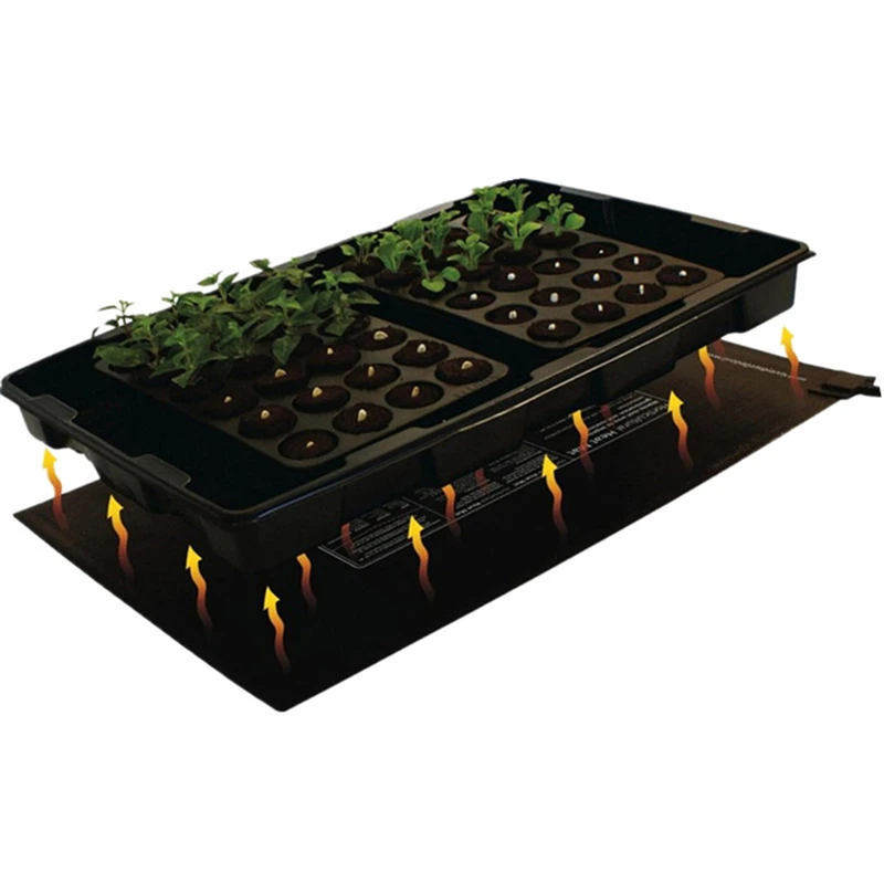 Seedling Heat Mat Plant Seed Germination Propagation Clone Starter Pad