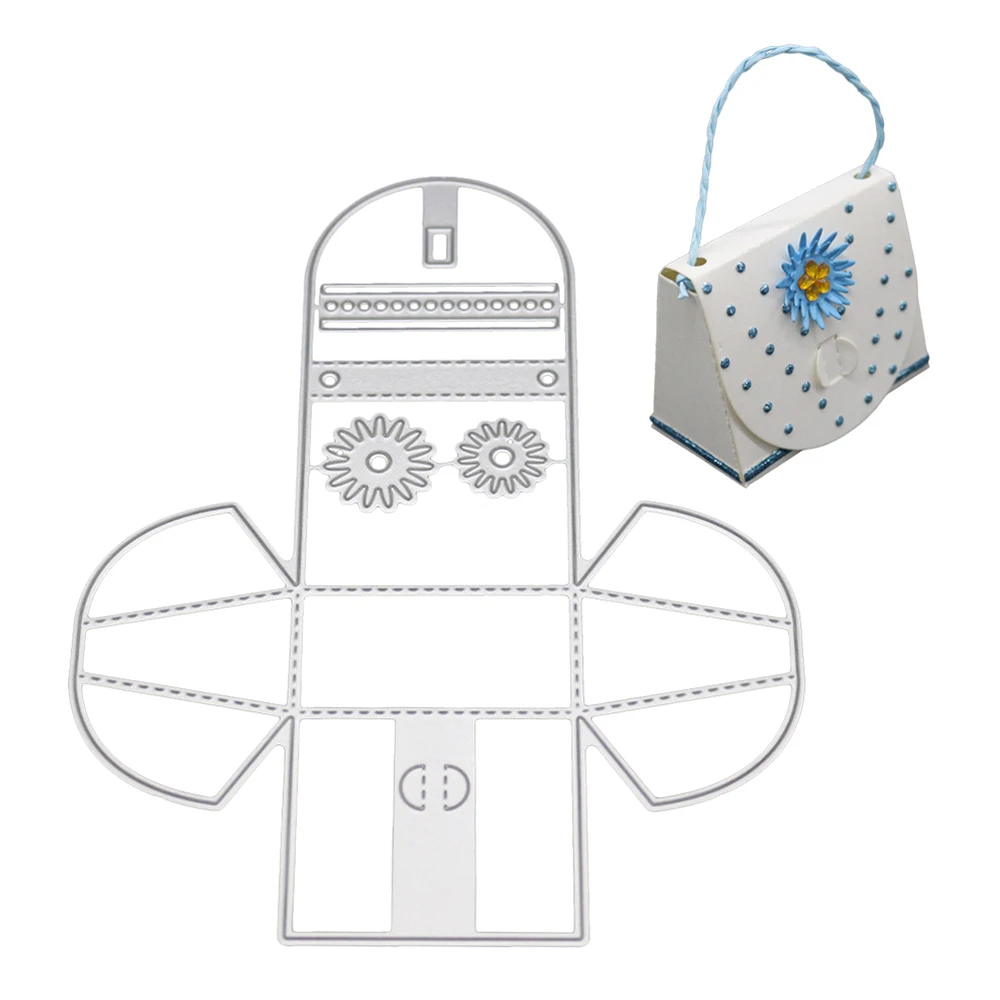 

Swovo Fashion handbag Metal Cutting Dies for DIY Scrapbooking Stamps Craft Paper Cards Embossing Making Stencil Template