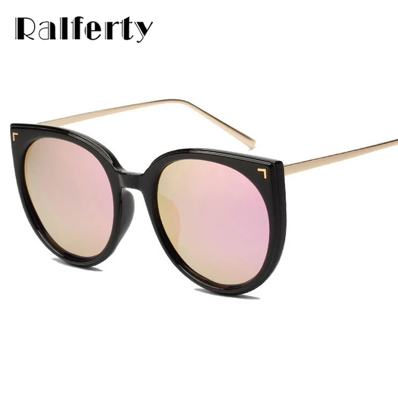

Ralferty Oversized Cat Eye Sunglasses Women Brand Designer Polaroid Sun Glasses Driver Female Goggles Mirrored Eyewear PA911