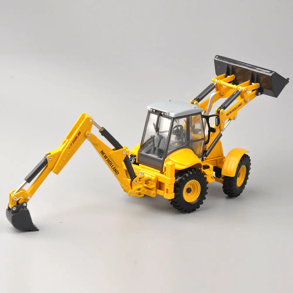 

1/50 scale New Holland Terna LB115B engineering vehicles truck model dual use bulldozer excavator model collection diecast