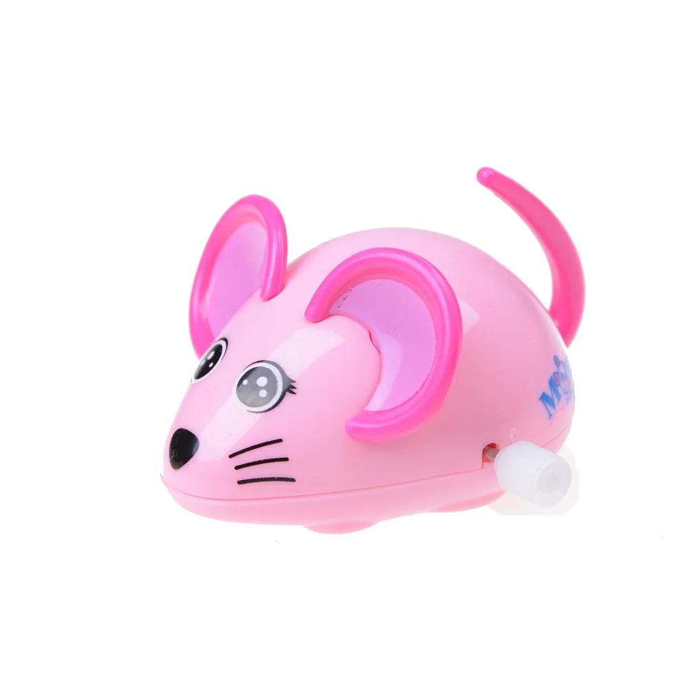 1pcs Lovely Rat Cartoon Animal Wind Up Clockwork Design Toys Funny