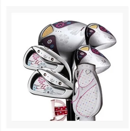 Набор для гольф-клубов, Женский левый графит maruman Fl 3 Woods+ 8 утюгов+ 1 клюшка+ сумка+ головной убор, Женская классическая роскошная