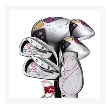 

New golf clubs set women Left Graphite maruman Fl 3Woods+8irons+1Putter+bag+ HeadCover Lady Classic Luxury