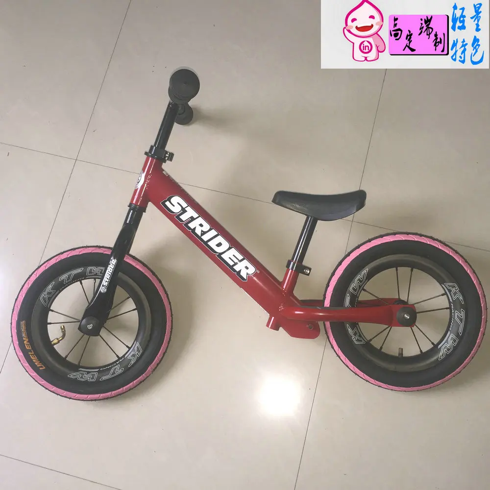 Wholeset lightweight balance Bike Carbon wheel 12 inch red blue kid bicycle High Quality ktw ceramic bearing hub