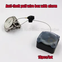 Выдвижной защита от кражи тянуть провода окно с тревогой для ценных сумки, часы и другие предметы роскоши 10 шт./лот