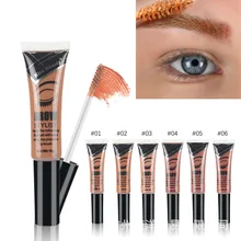Гель для бровей 6 Цвет Enhancer длительный составляют Краски Водонепроницаемый оттенок натуральный бровей Макияж крем макияж гель для глаз