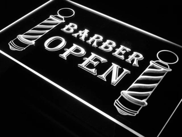 i044 Barber Poles Display Hair Cut Light Signs On/Off Switch 20+ Colors 5 Sizes - Image 4