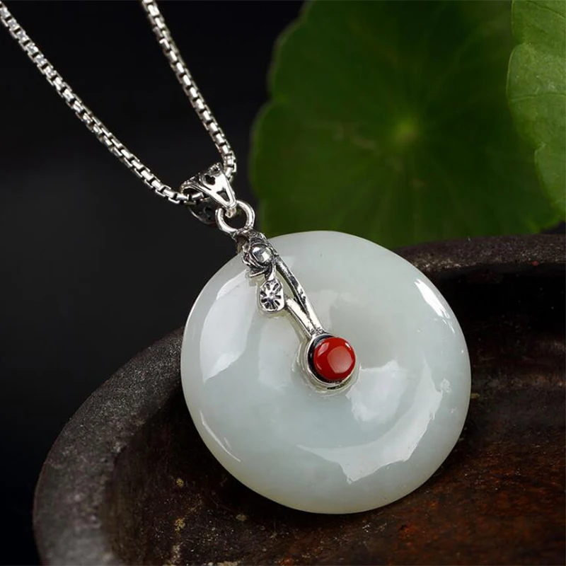 Inlaid natural stones Chalcedony Toad Pendant 925 Sterling Silver Women Necklace Pendant fine Jewelry shadowhunters P8