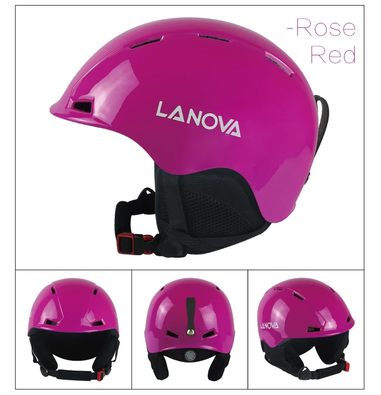Фирменный профессиональный лыжный шлем LANOVA, лыжный шлем для взрослых, MS шлем для катания на коньках/скейтборд, многоцветные снежные спортивные шлемы