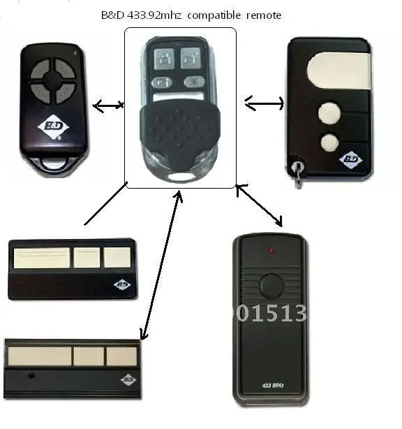 

The remote for BND 433.92MHZ remote control
