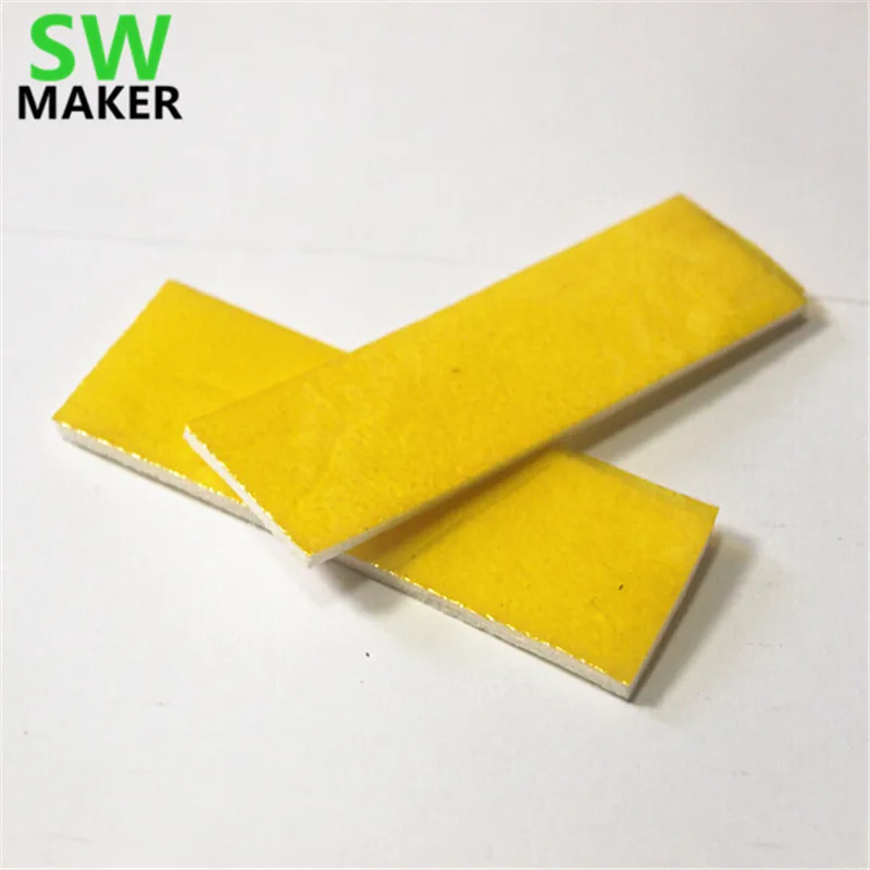 SWMAKER MakerBot репликатор нагреватель Блок керамического волокна изоляционная лента 20*65 мм 2 мм толщина 3D принтер аксессуар