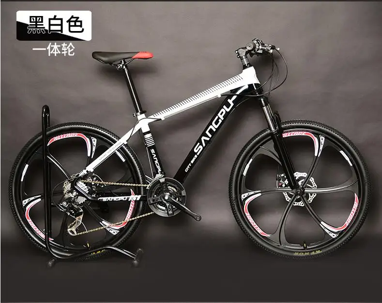 Cheap KALOSSE  bicicleta mountain bike  26inch tires  aluminum  alloy  adults  mountain bike  21/24/27/30 speed 1