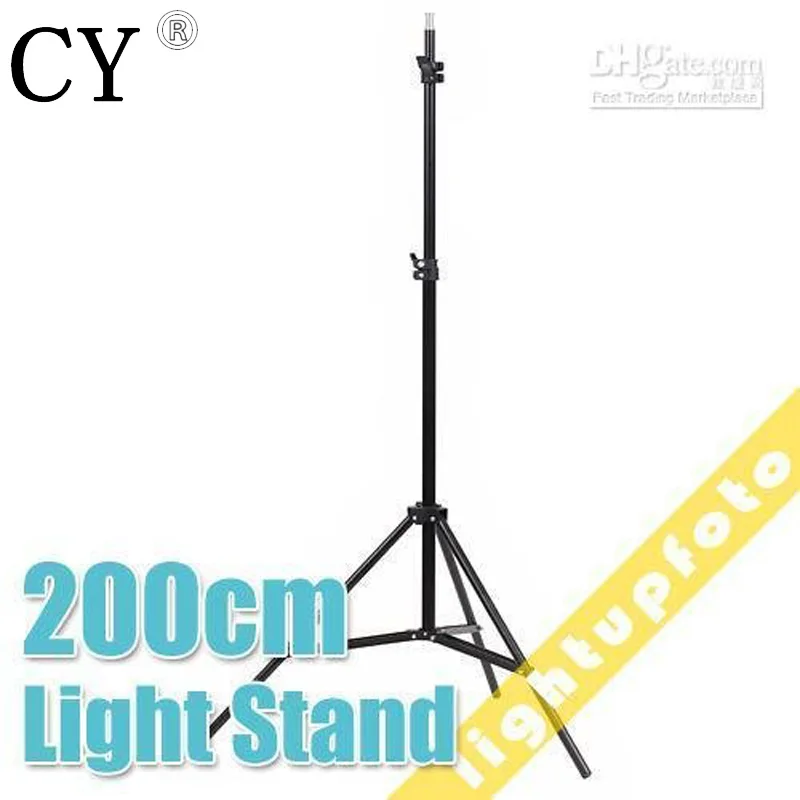 Lightupfoto 6ft/200cm Photo Video Light Stands Studio Stand for Photo
