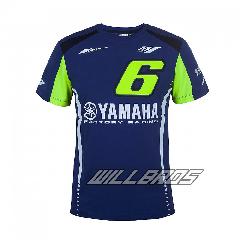 

VRFORTYSIX T-shirt for Yamaha Racing Blue MotoGP Men's T Shirt
