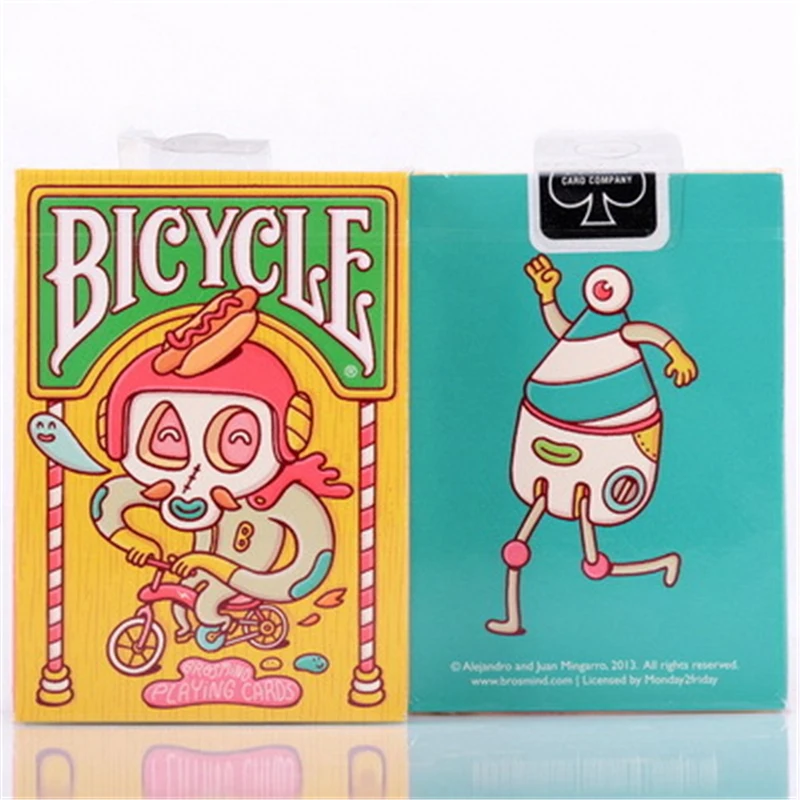 

Left Magic Bicycle Brosmind Deck USPCC Playing Cards Poker Size Custom Art Limited Edition Magic Tricks 81440